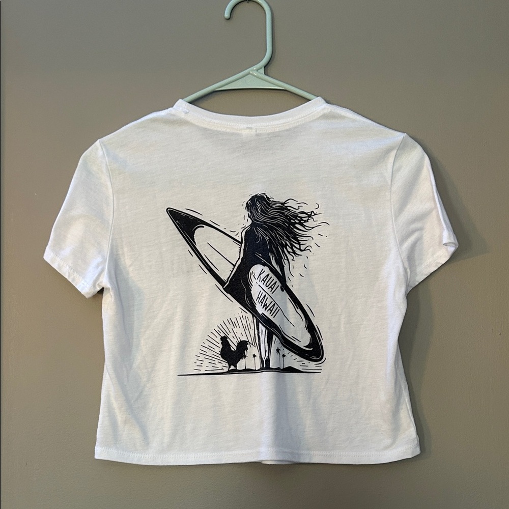 Kauai Hawaii Graphic Crop Top